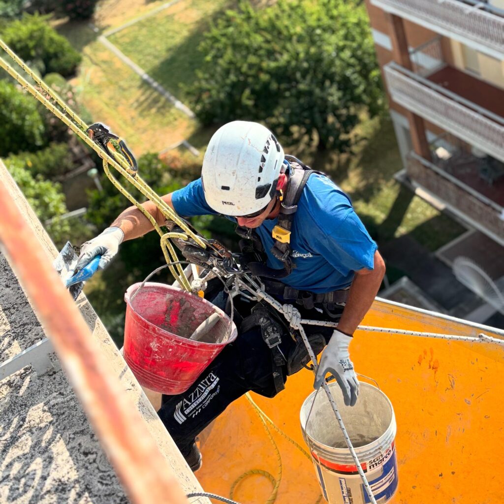 edilizia su fune Azzurra Costruzioni